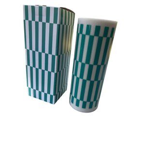 HAY Column Candle Large Light Grey Green 170 Hr Burn Time Made In Poland New Box